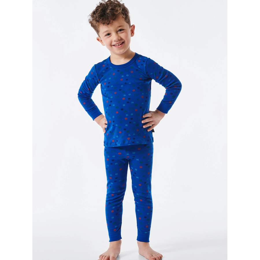 Schiesser Pyjama Wild Animals royal