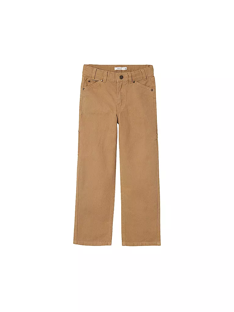 NAME IT Jungen Hose Straight Fit NKMRYAN  camel