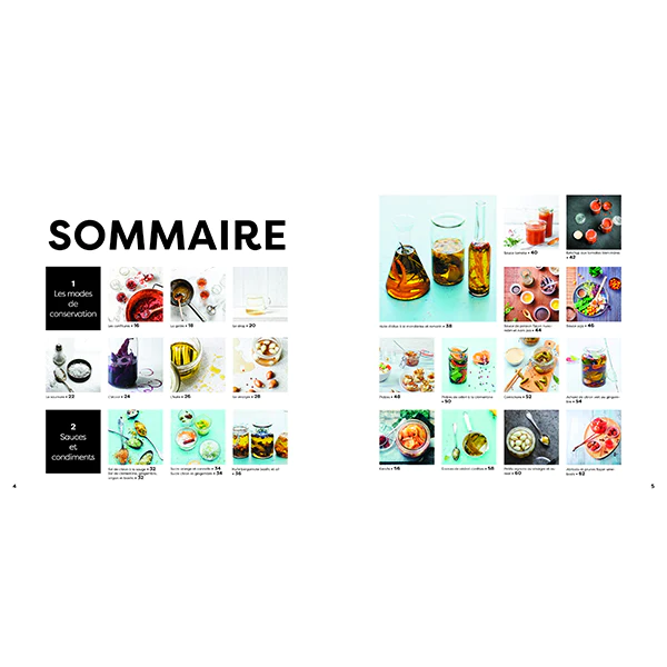 Livre Bocaux conserves Carrément Cuisine Hachette pratique