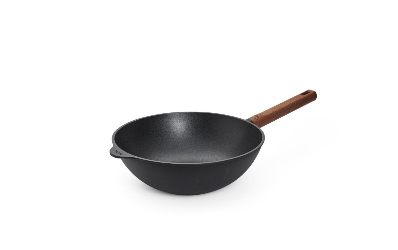 Wok Eco Logic QXR 28 cm, ohne abnehmbarem Griff<br>Guss-Wok