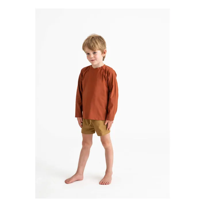 Matona Short de Bain Fibres Recyclées | Ocre