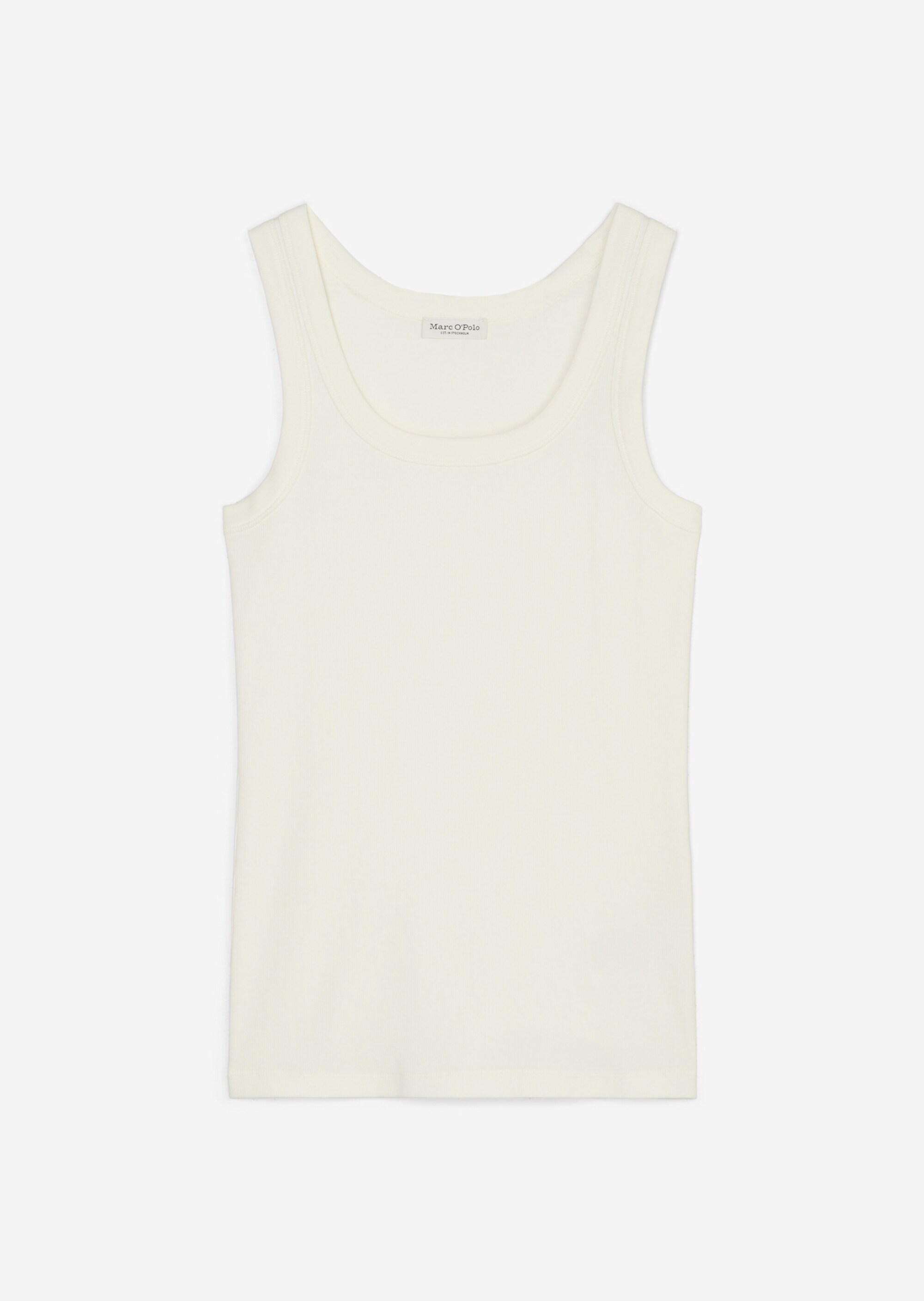 Ripp-Jersey-Tanktop aus Organic Cotton-Stretch