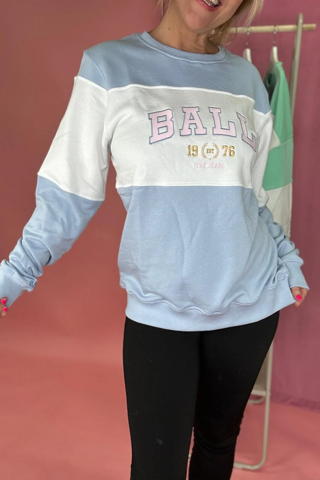 Ball J. Montana Sweatshirt 124202 creamy blue