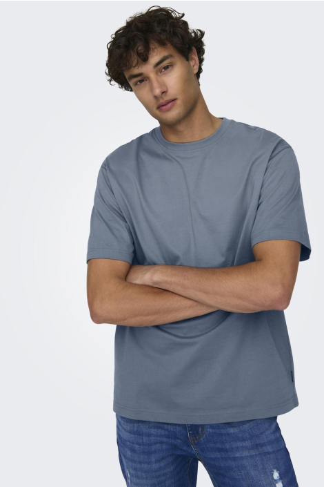 Only & Sons blauwe heren t-shirt