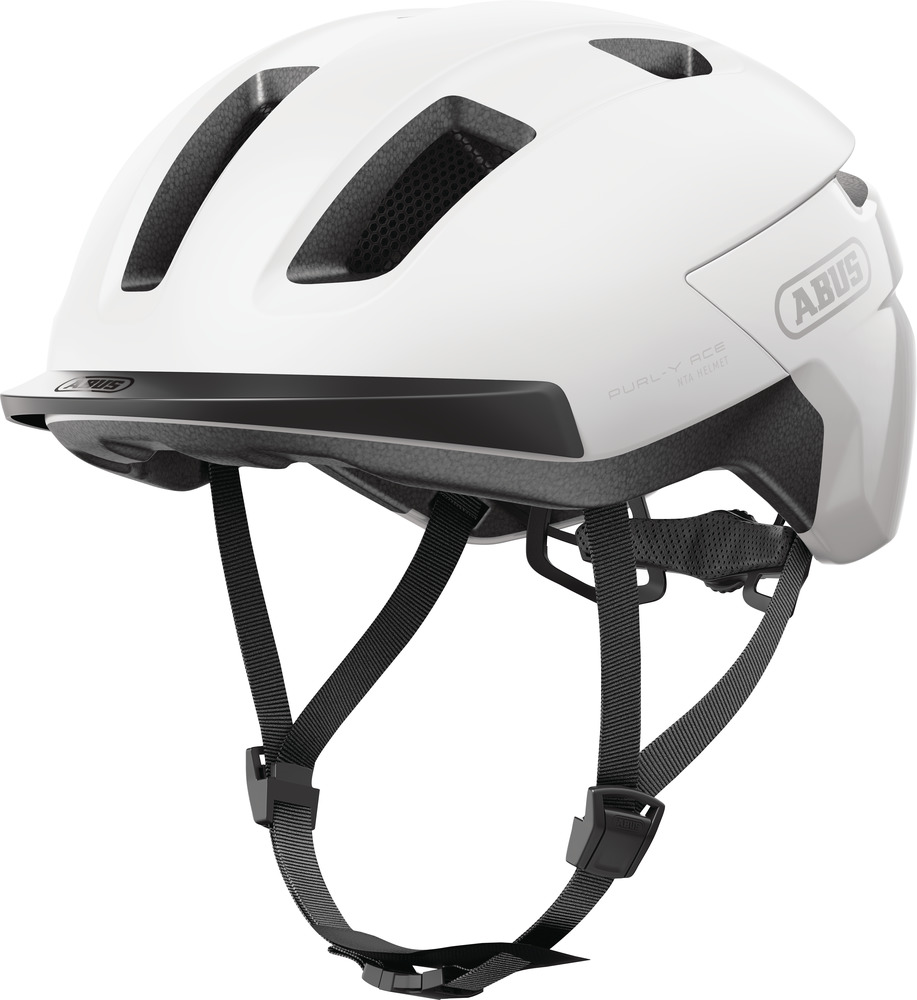 ABUS PURL-Y ACE Urban Hjelm Polar White