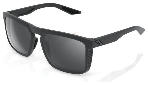Lunettes 100% Renshaw Soft Tact Cool Grey Black Mirror / Noir / Gris