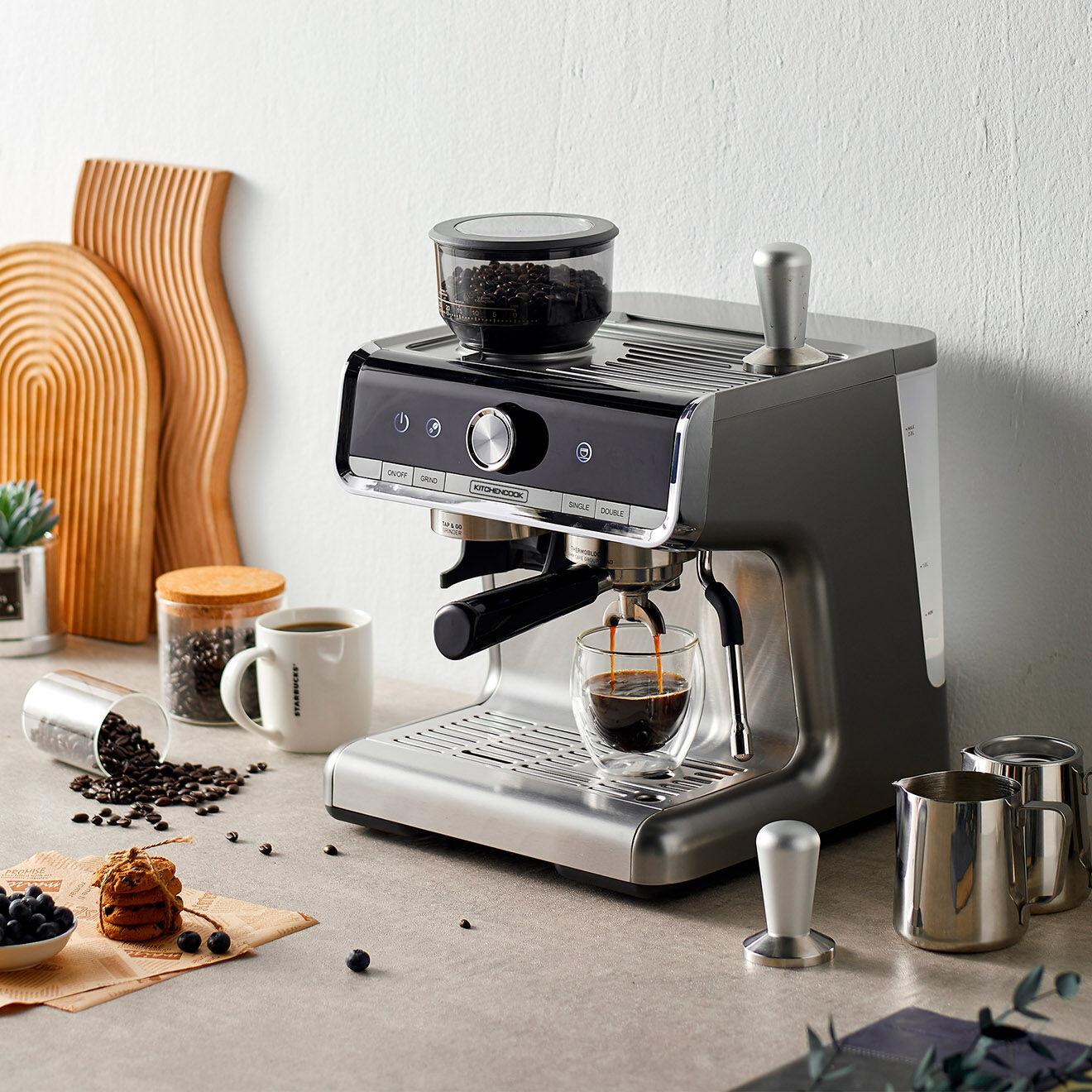 Kitchencook Expresso broyeur multicolore