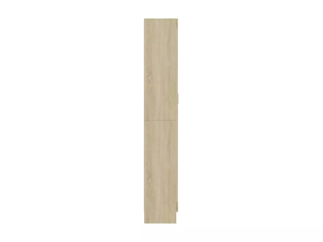 Armoire à vitrine Chêne sonoma 82,5x30,5x185,5 cm Aggloméré