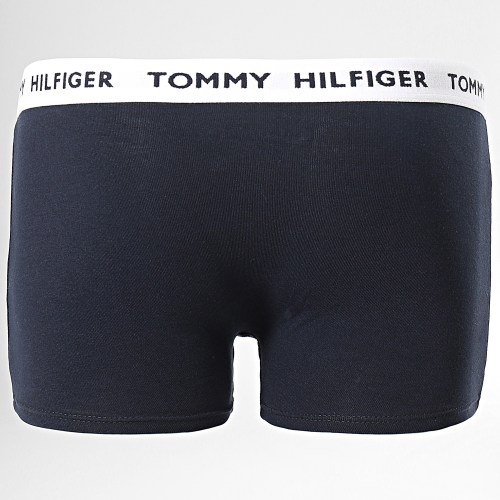 Lot De 2 Boxers Enfant 0289 Blanc Bleu Marine