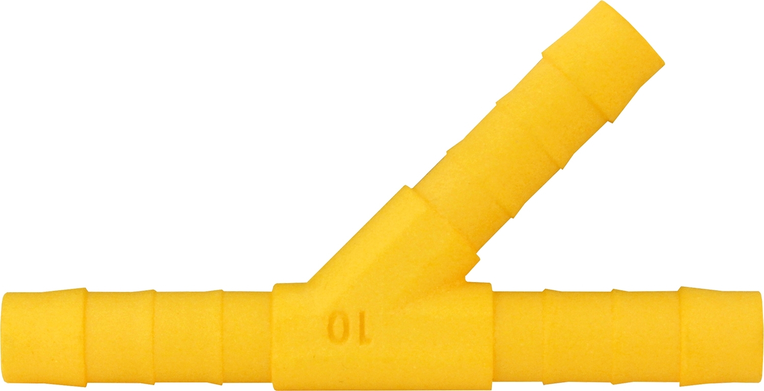 Lilie WeißGELB Y-Abzweig-Verbinder 10 mm