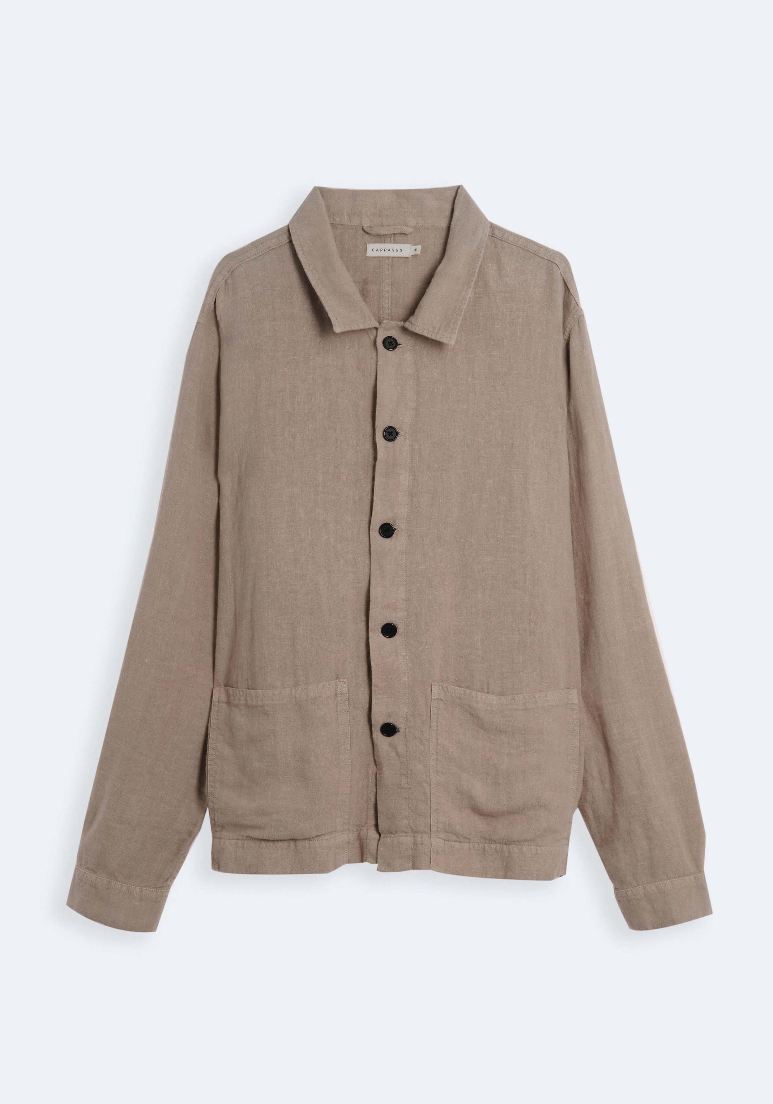 Carpasus Leinen-Overshirt Ilha Desert