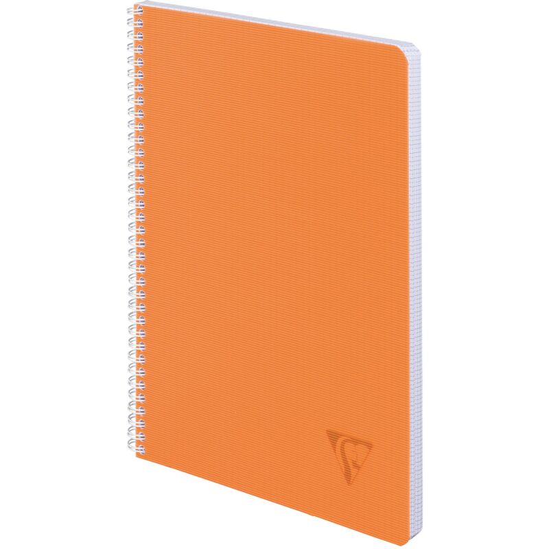 Cahier spirale Clairefontaine Linicolor A4 21 x 29,7 cm petits carreaux 180 pages