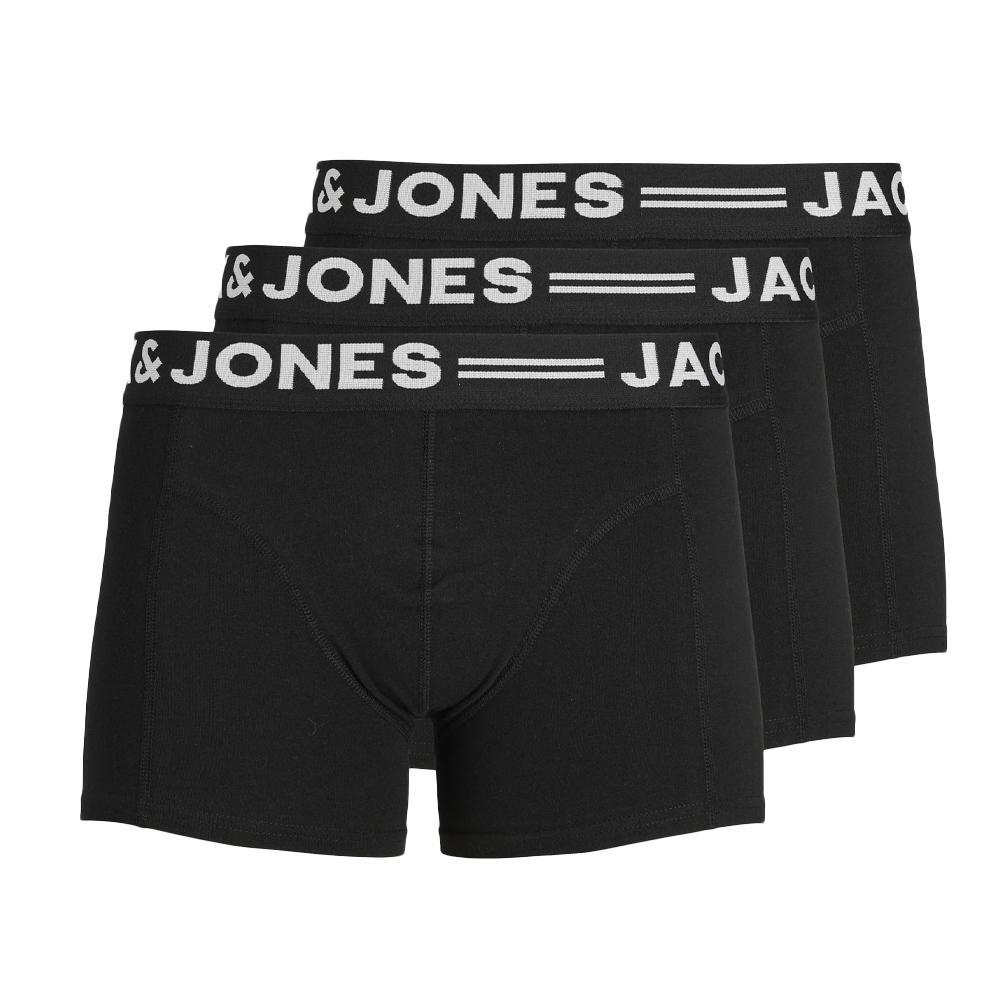 Jack & Jones x3 Boxers Noirs Homme Jack & Jones Sense