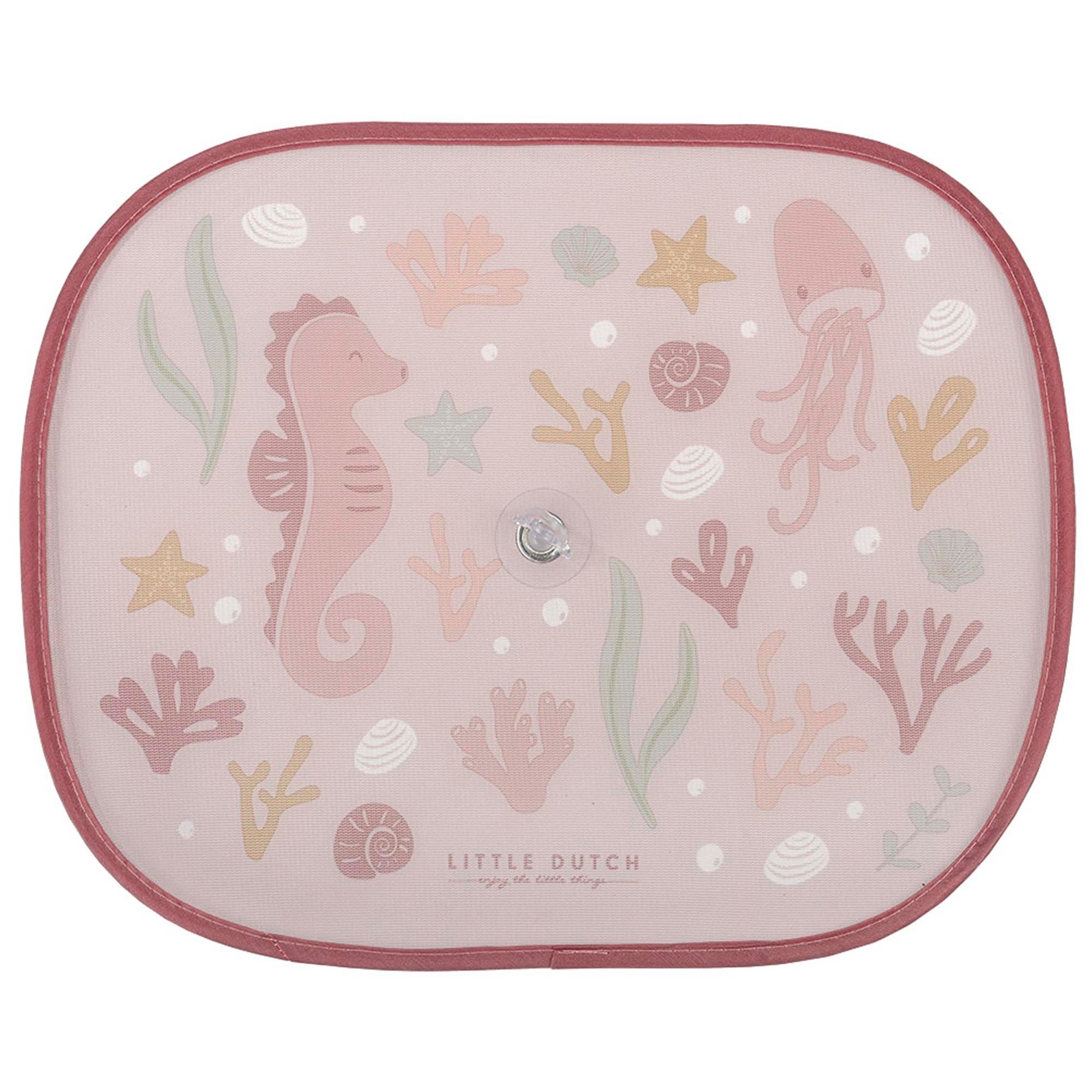 Little Dutch Ocean Dreams zonneschermpjes Pink - zonneschermen - Prénatal