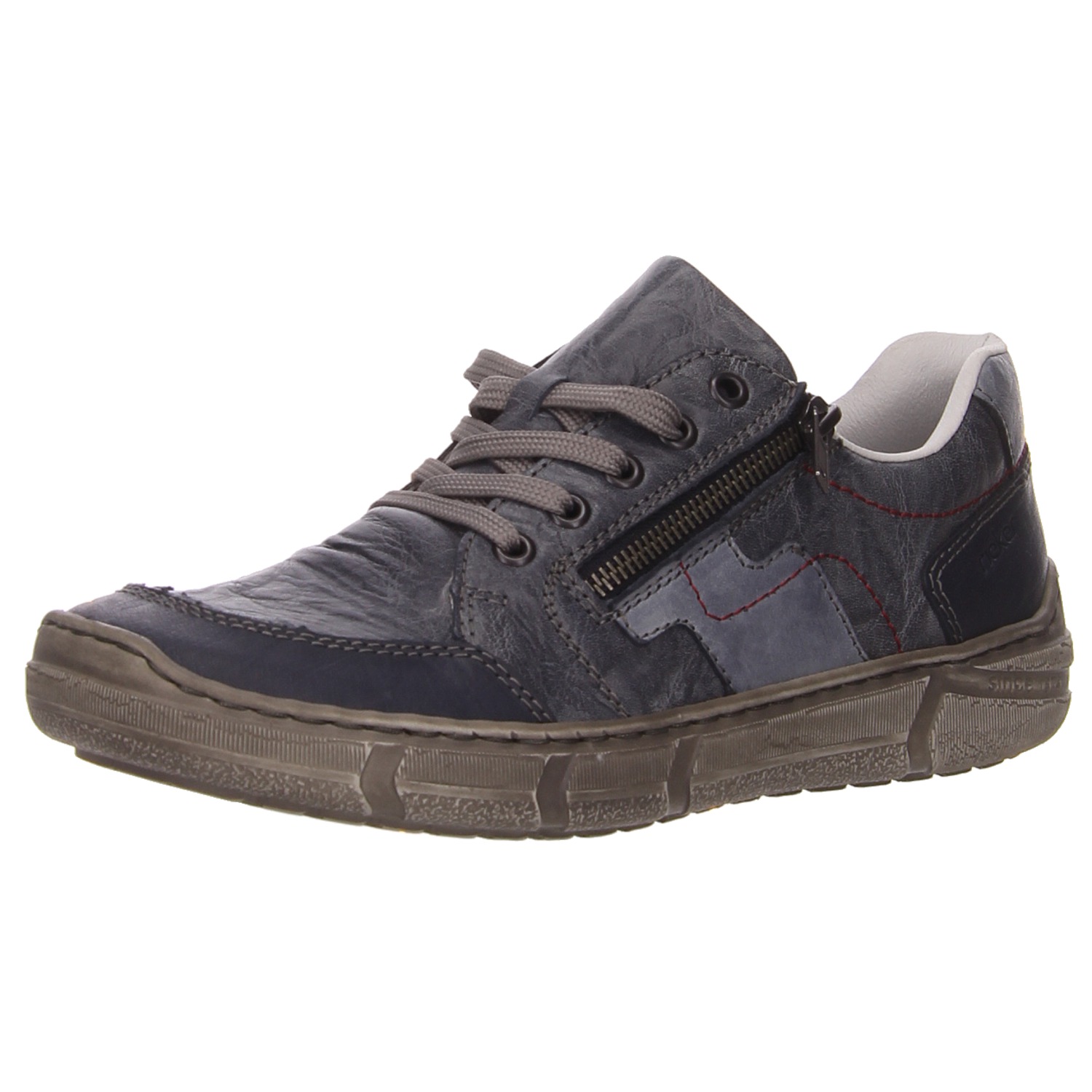 Rieker Schnürhalbschuh blau blau