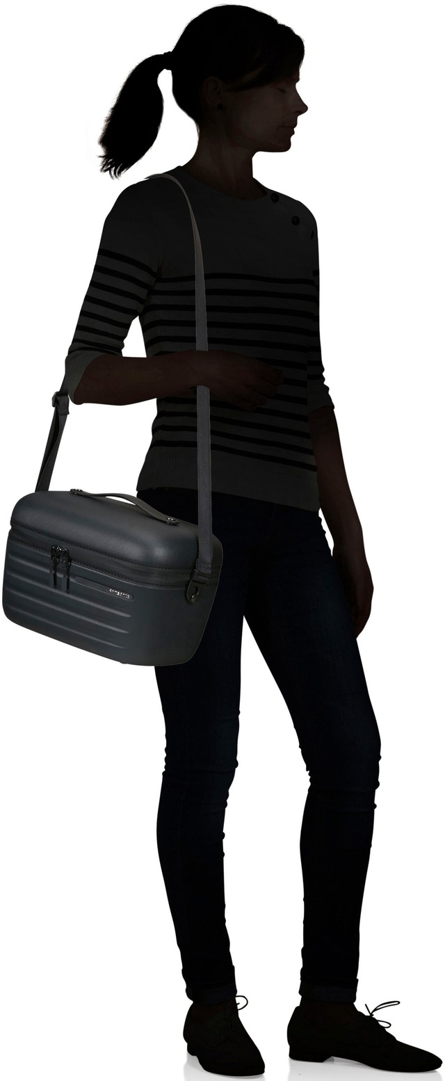 Samsonite Beautycase »STACKD Beauty Case, black, 25 cm« Beauty-Bag Beautybox Schminketui Kosmetikbox