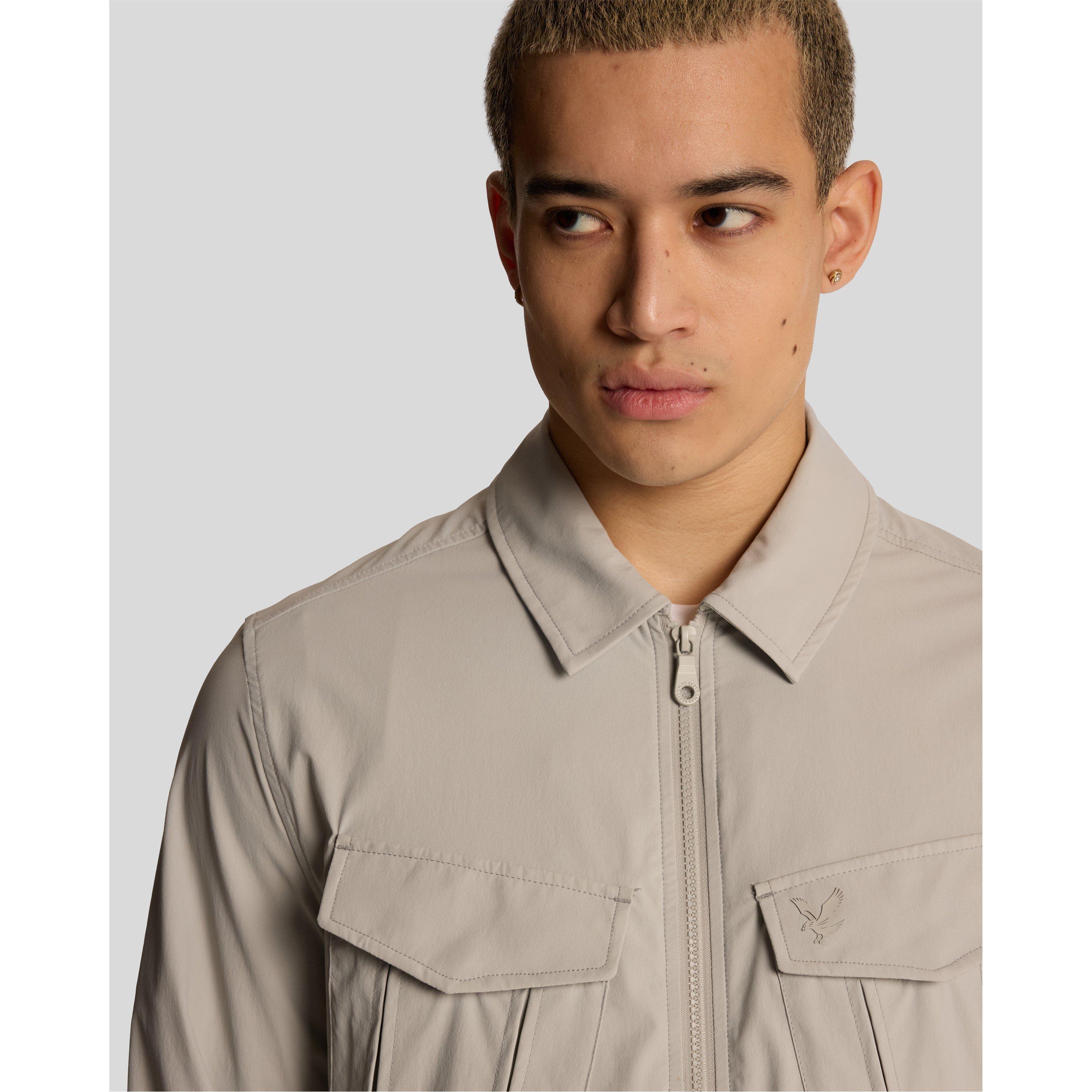 Lyle and Scott Pckt Overshirt Sn54