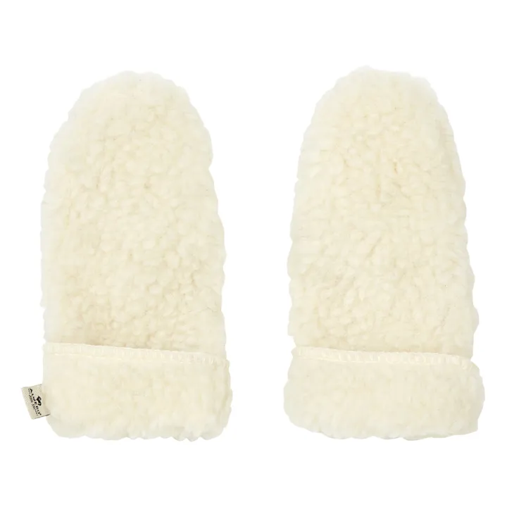 Alwero Moufles Shearling | Crème
