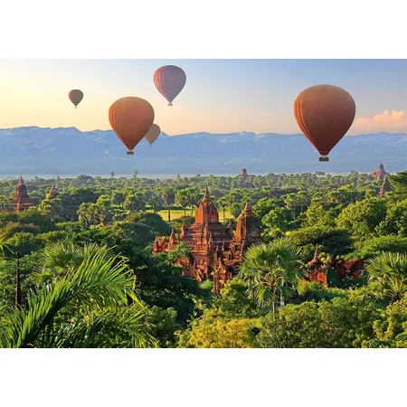 Schmidt Spiele Puzzle - Heißluftballons, Mandalay, Myanmar, 1.000 Teile