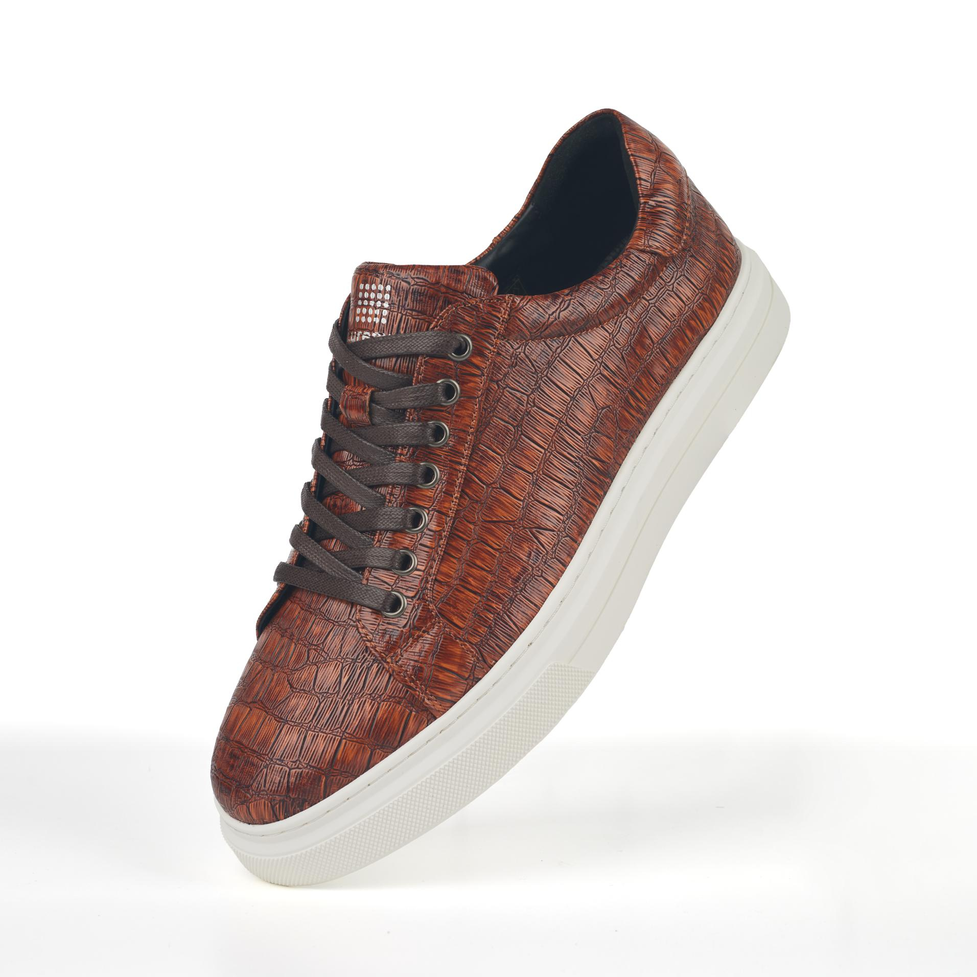 Brown Reptile Sneakers