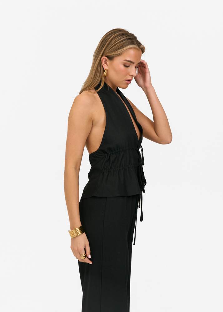 Annelieke top zwart