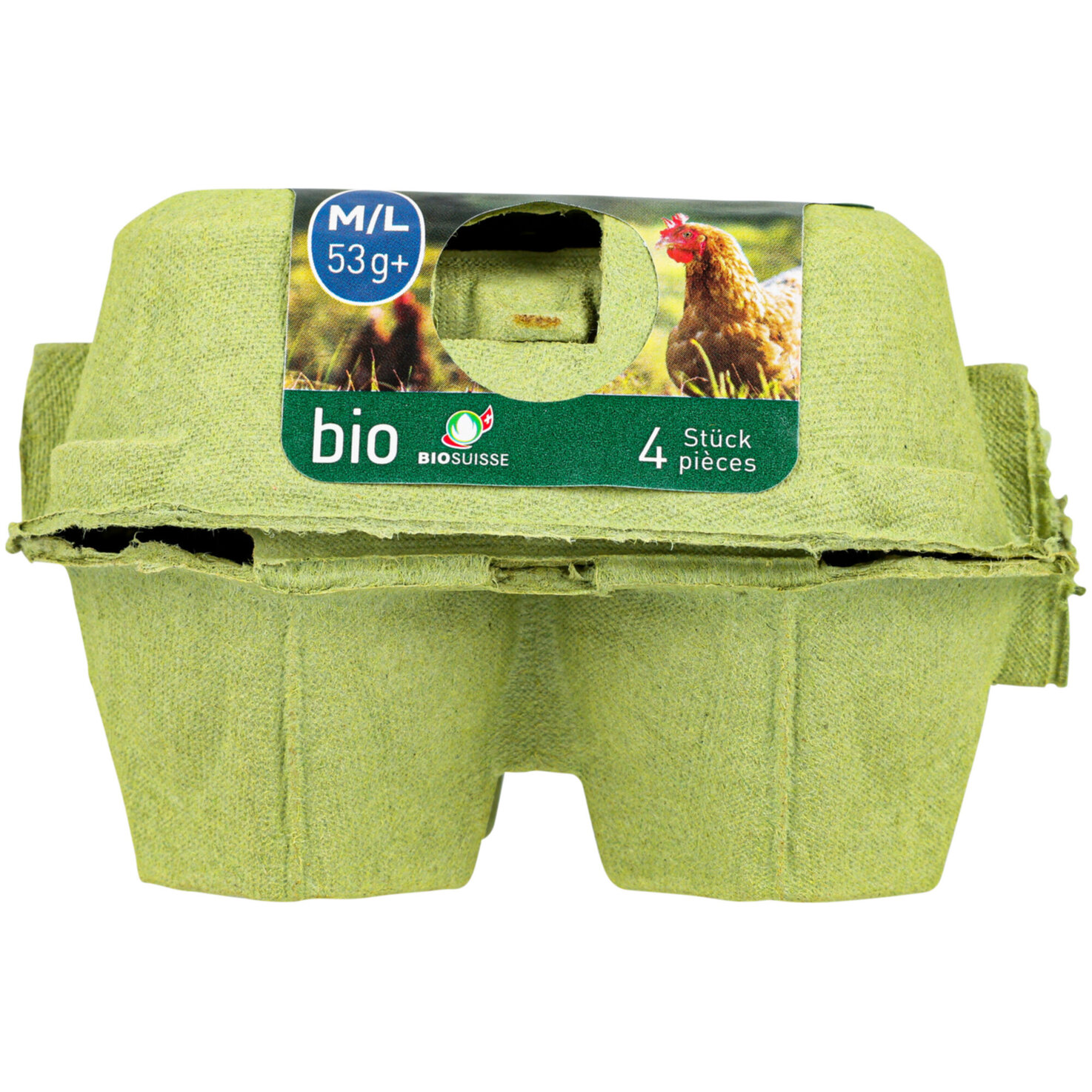 Naturaplan Bio Eier aus Freilandhaltung 53g+ 4 Stück