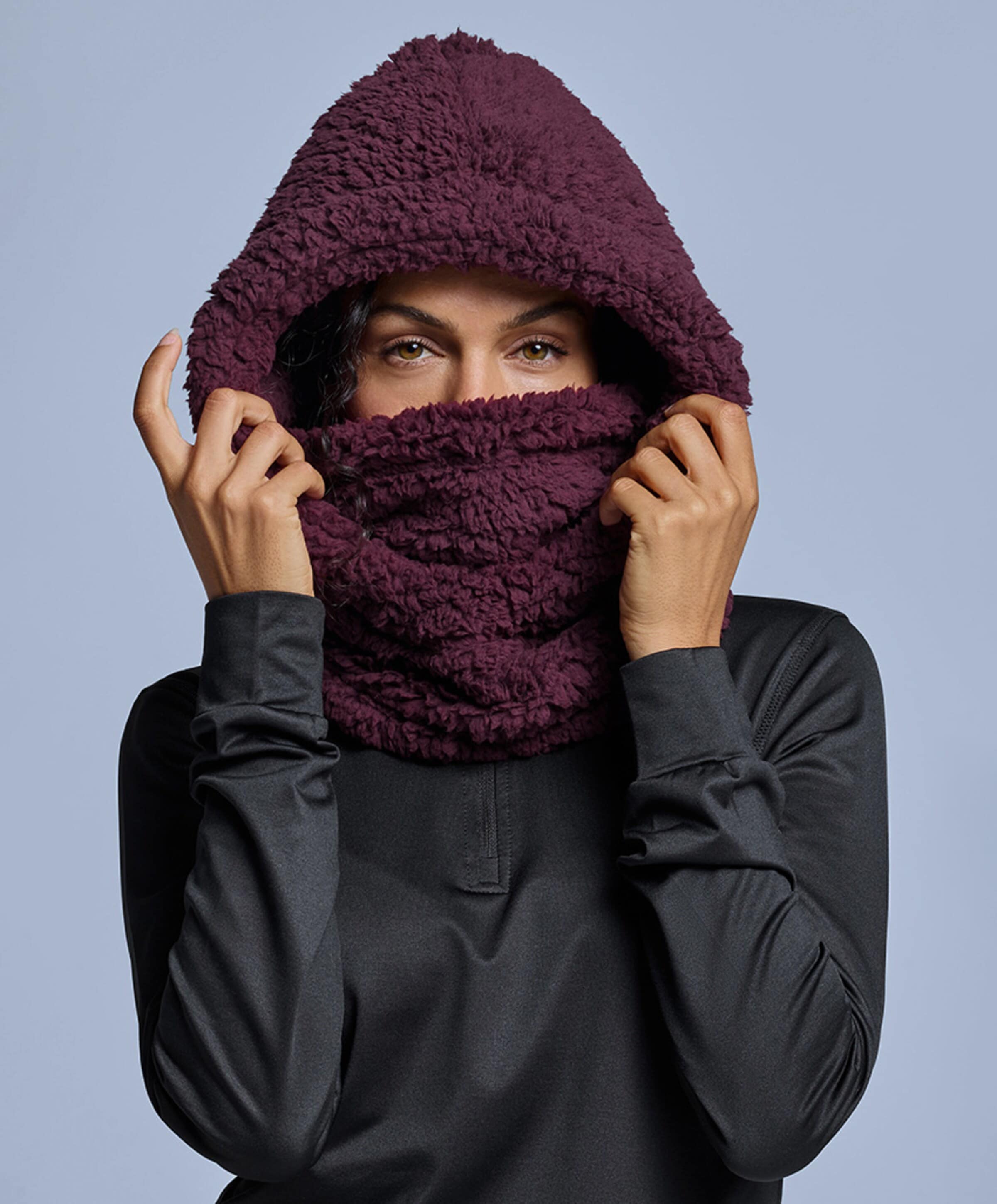 Poederbaas Muts bordeaux