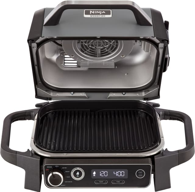 Ninja Woodfire elektrisk grill OG701EU (grå & sort)