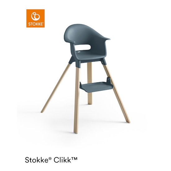 Stokke® Clikk™ chaise haute   Fjord Blue        de               Stokke®