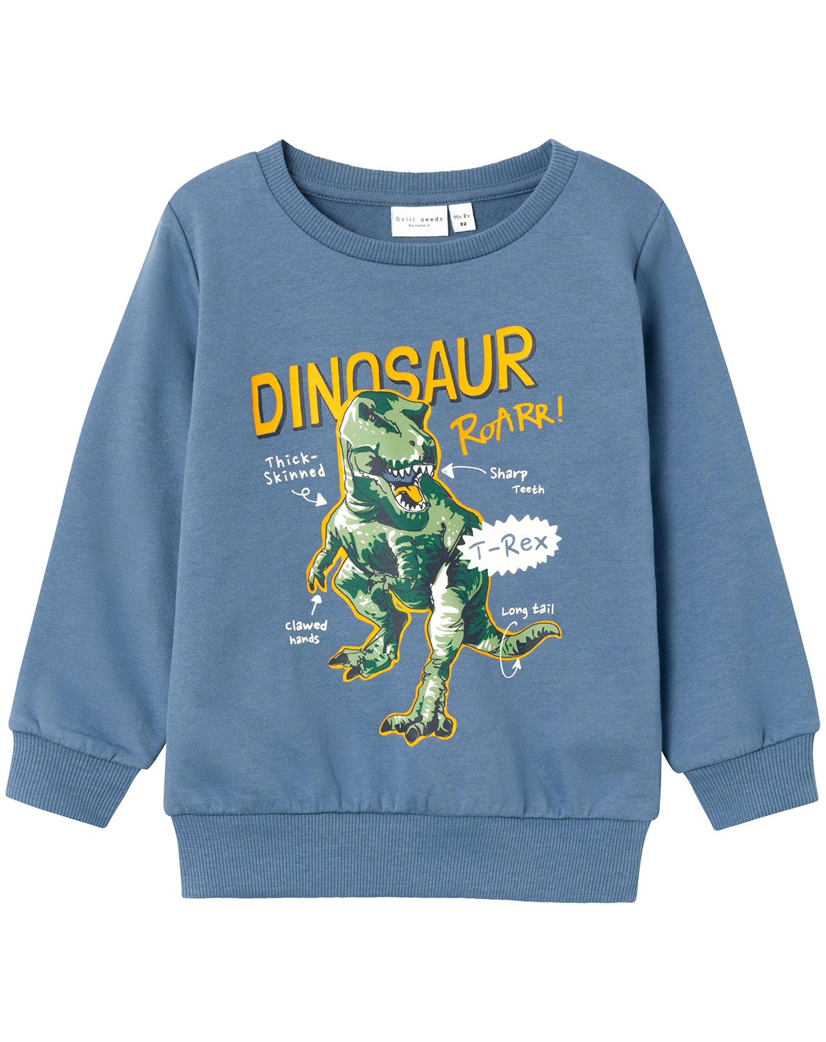 Sweatshirt NMMVILDAR DINO in bijou blue