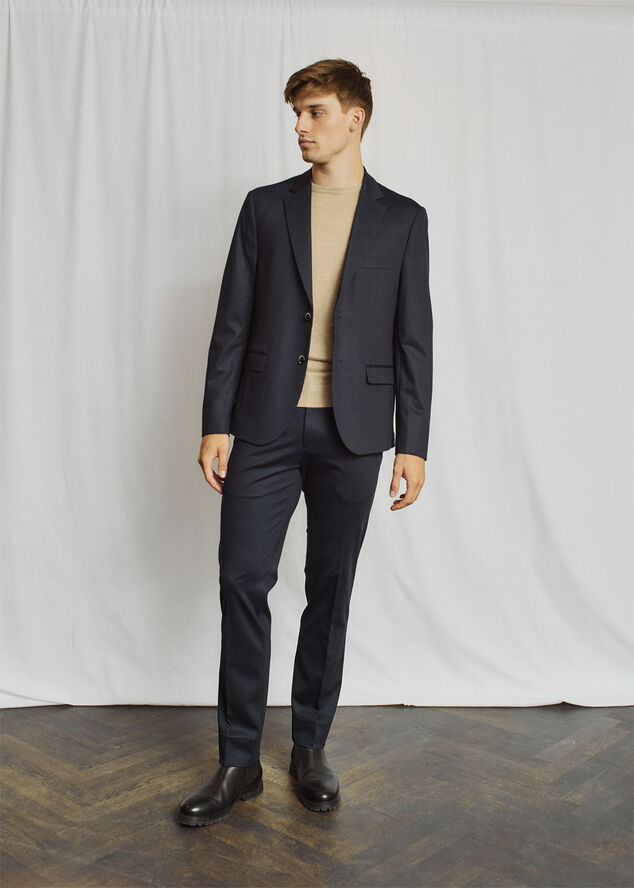 Bruun & Stengade BS Chapelle Classic Fit Suit Pants Navy