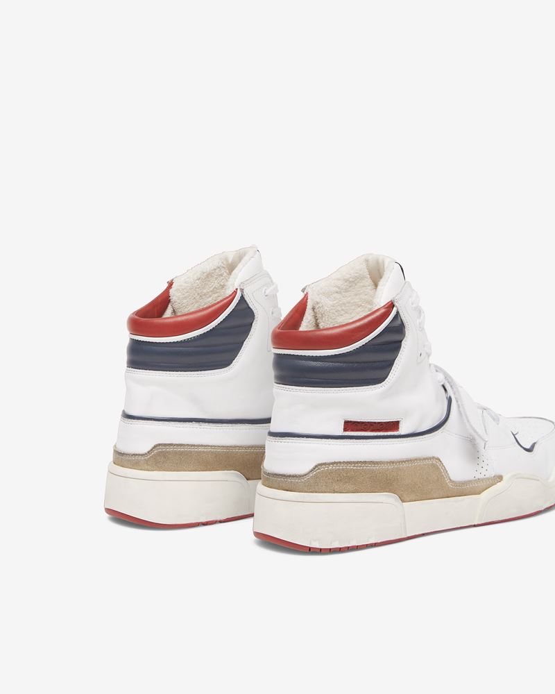 BASKETS HAUTES EN CUIR ALSEEH
