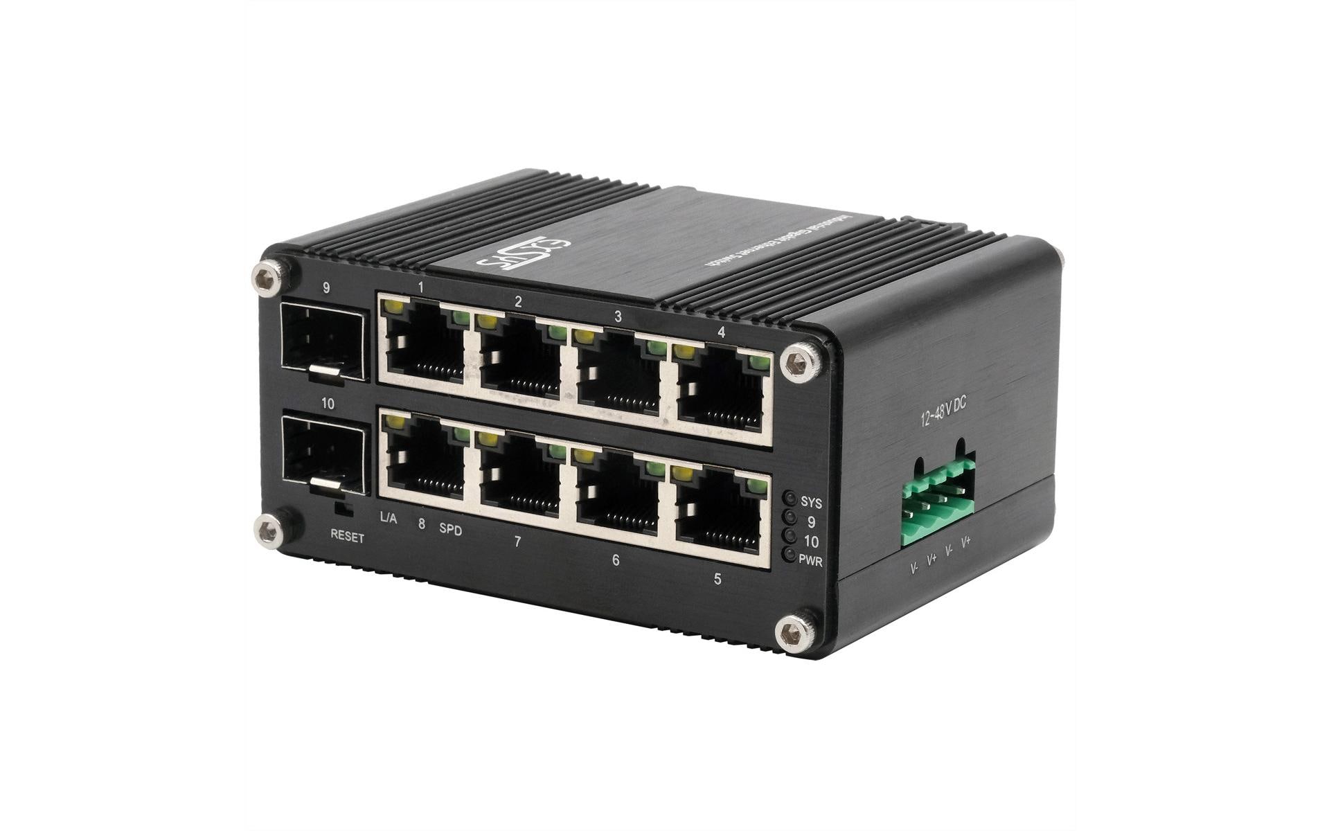 Switch EX-62035M-SFP 10 Port<br>Mini 10-Port Industrial Gigabit Switch