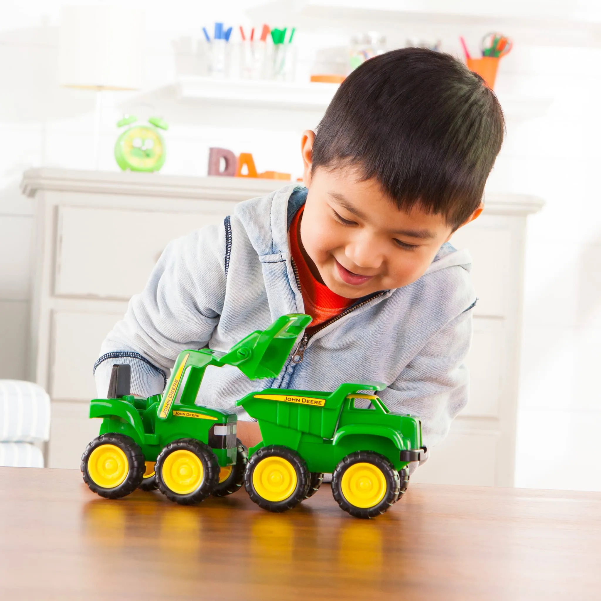 John deere Ensemble Jouet Tracteurs Paquet de 2 - John Deere