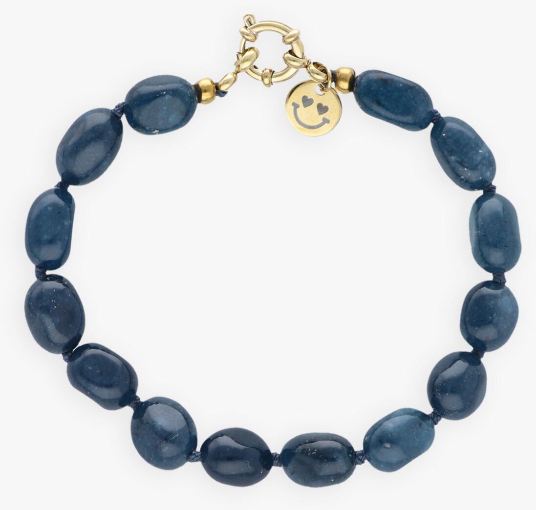 donkerblauwe bonnie studios armbanden bobby bracelet
