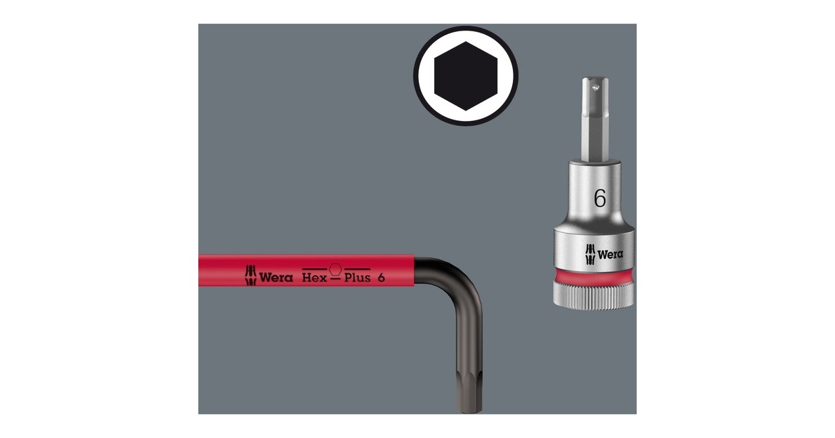 Wera950/9 Hex-Plus Multicolour Imperial 2 Stiftsleutelset, inch, 9-delig  (Zwart, BlackLaser)