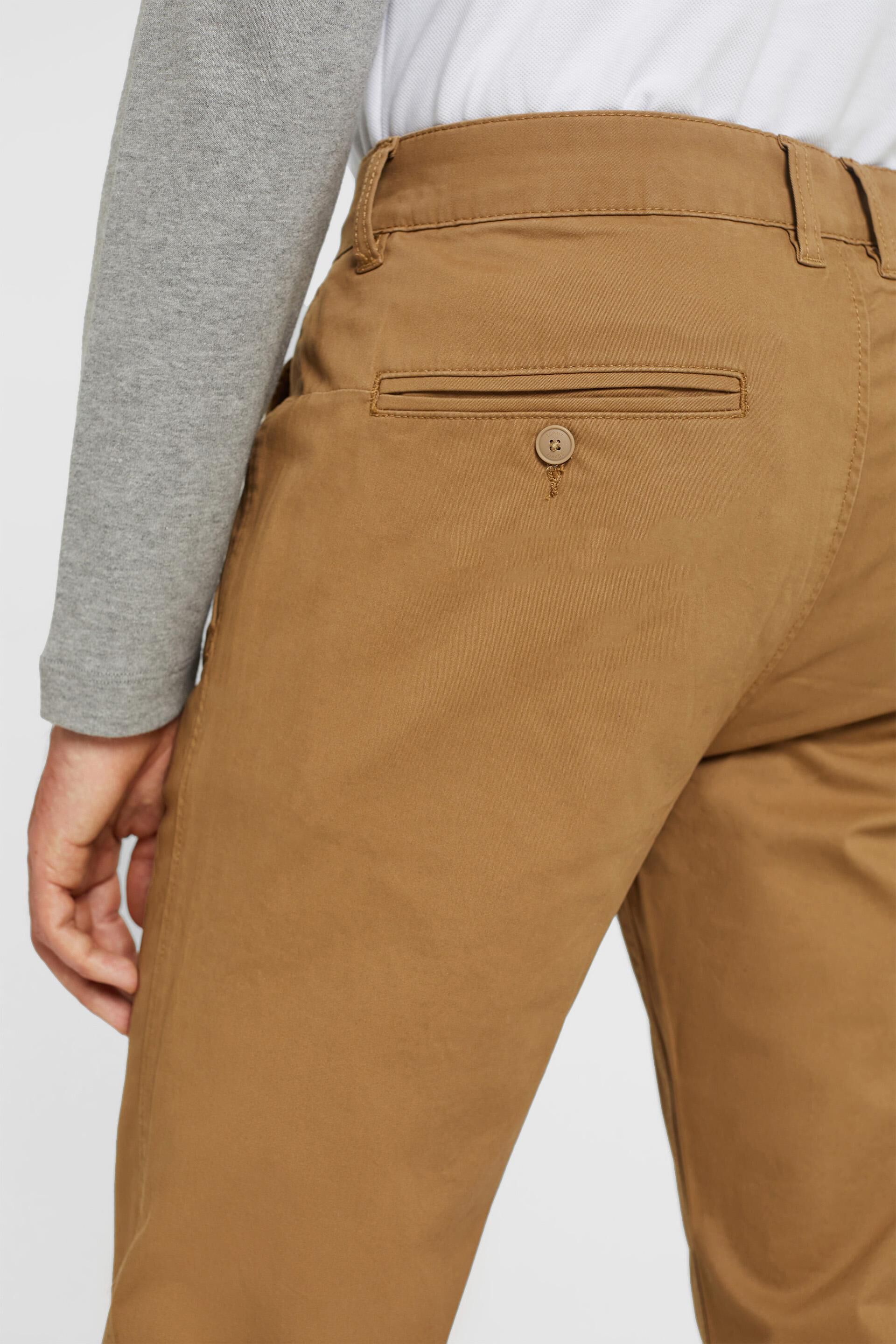 Chino de coupe droite en coton bio