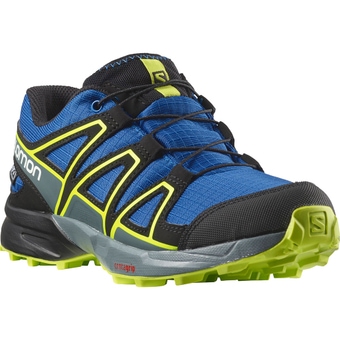 Salomon Speedcross CSWP Wander- & Trekkingschuhe Nautical Blue / Black / Acid Lime Kinder
