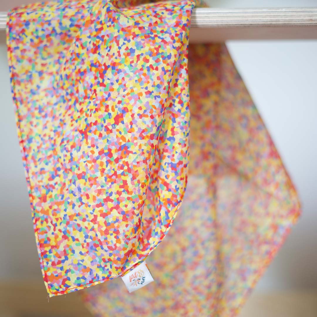 pit and play speeldoek - super confetti - 48x48 cm