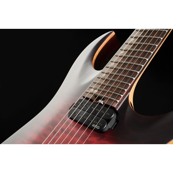 Harley Benton Amarok-7 BKRD Quilted Burst