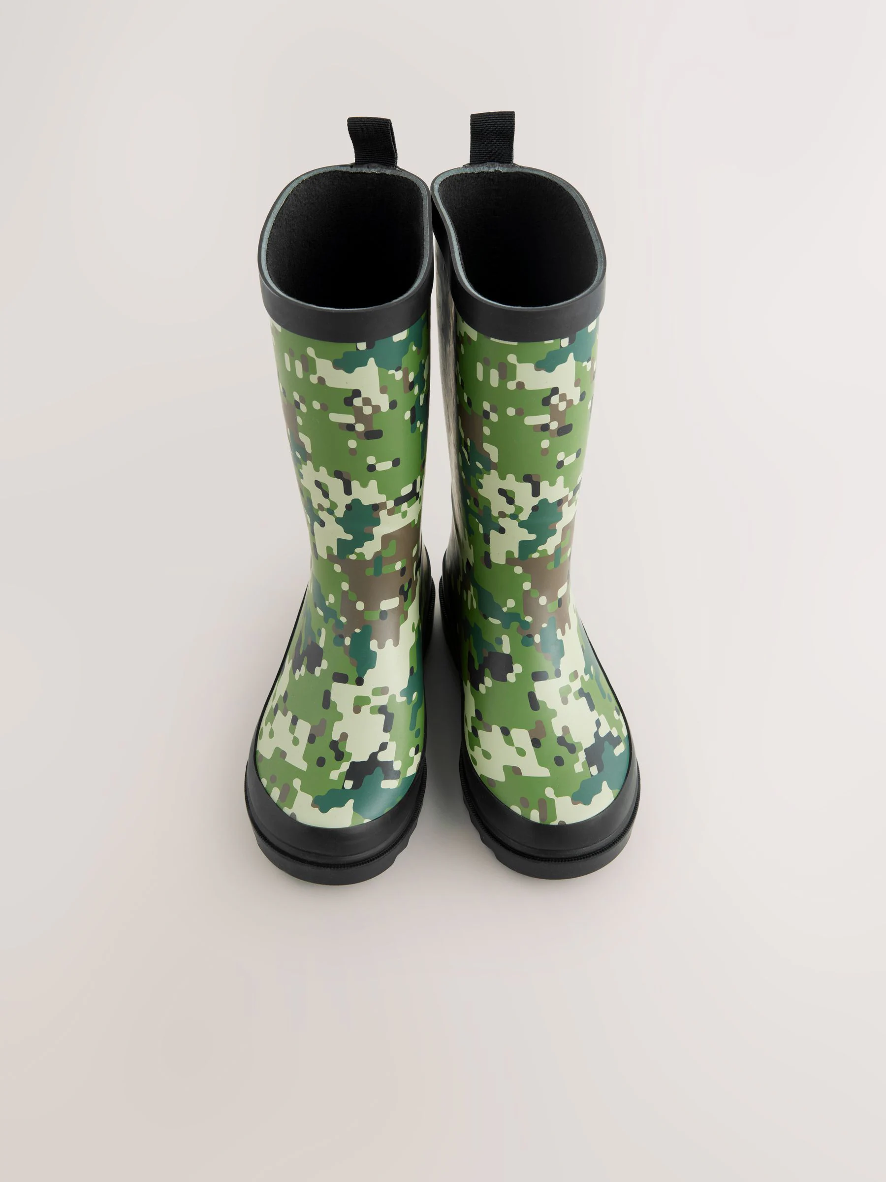 Groene camouflage - Rubberen regenlaarzen