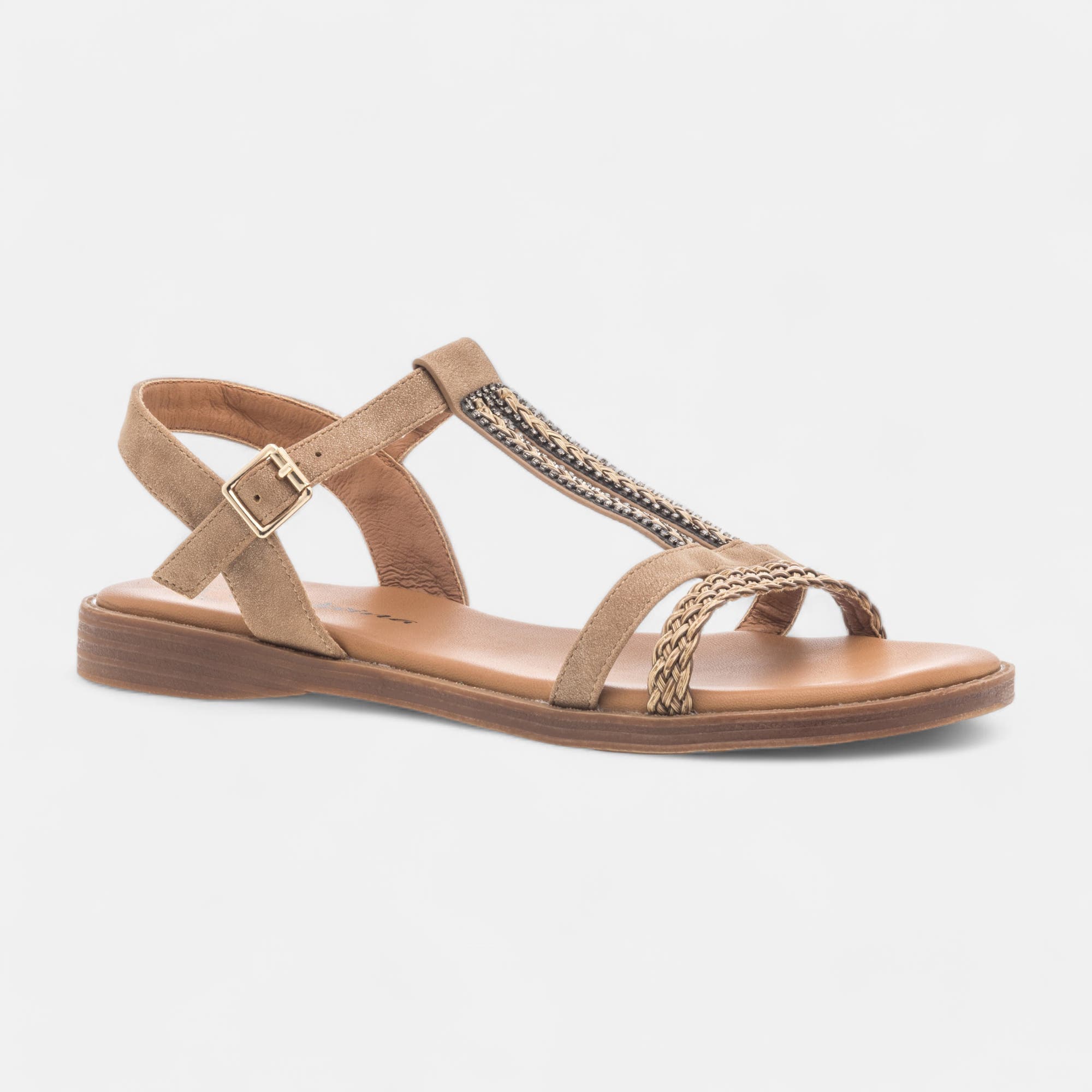 Sandales Femme camel