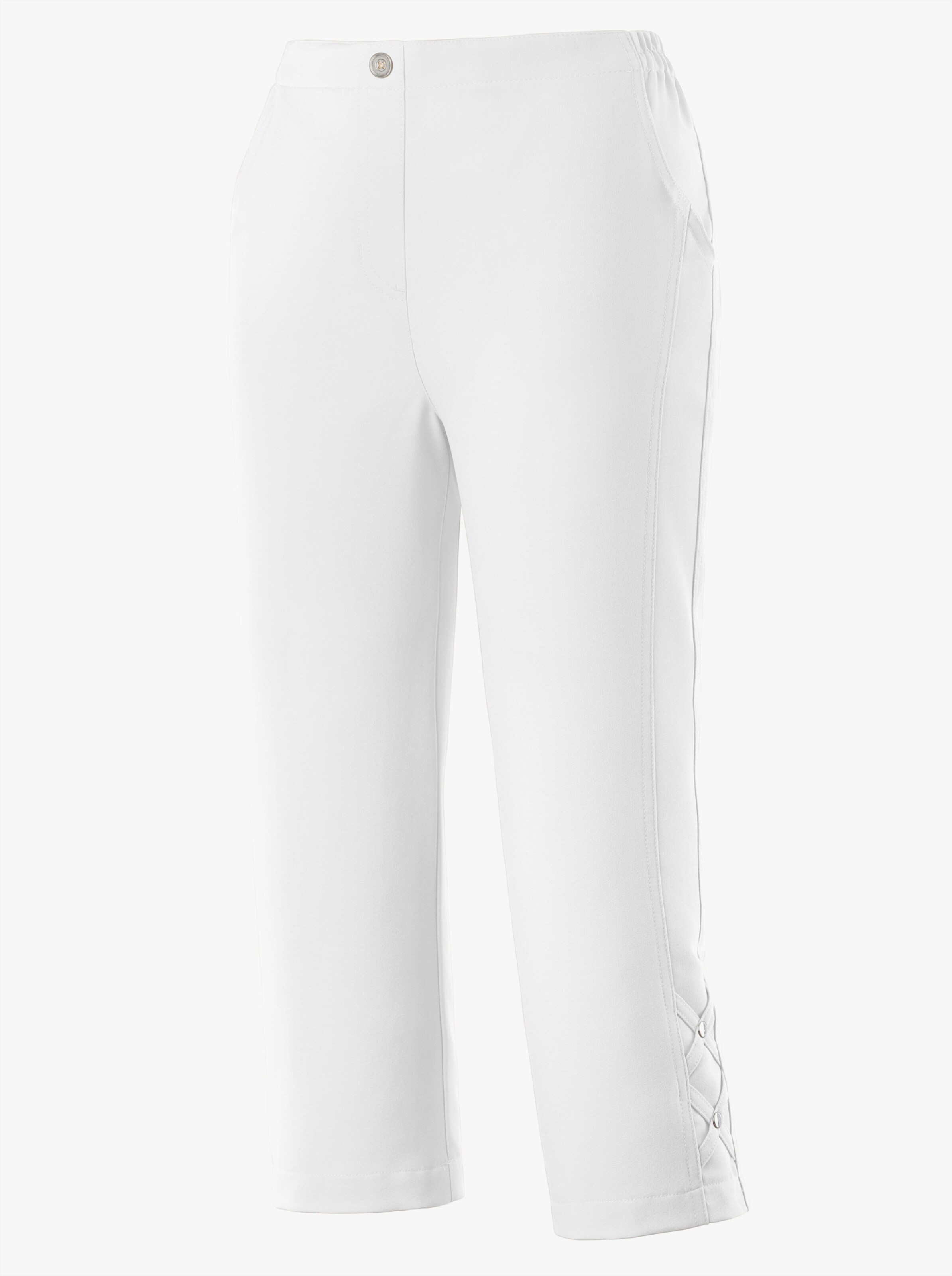 Caprihose aus Polyester, bügelfrei