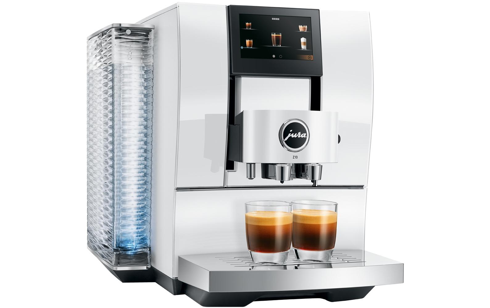 Kaffeevollautomat Z10 Diamond White (SA)<br>Zweitassen-Vollautomat für verschiedene Kaffee- und Milchgetränke