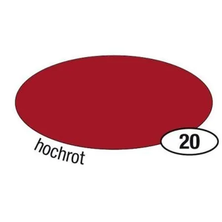 Folia Bastelfilz hochrot, 20 x 30cm, 10 Blatt
