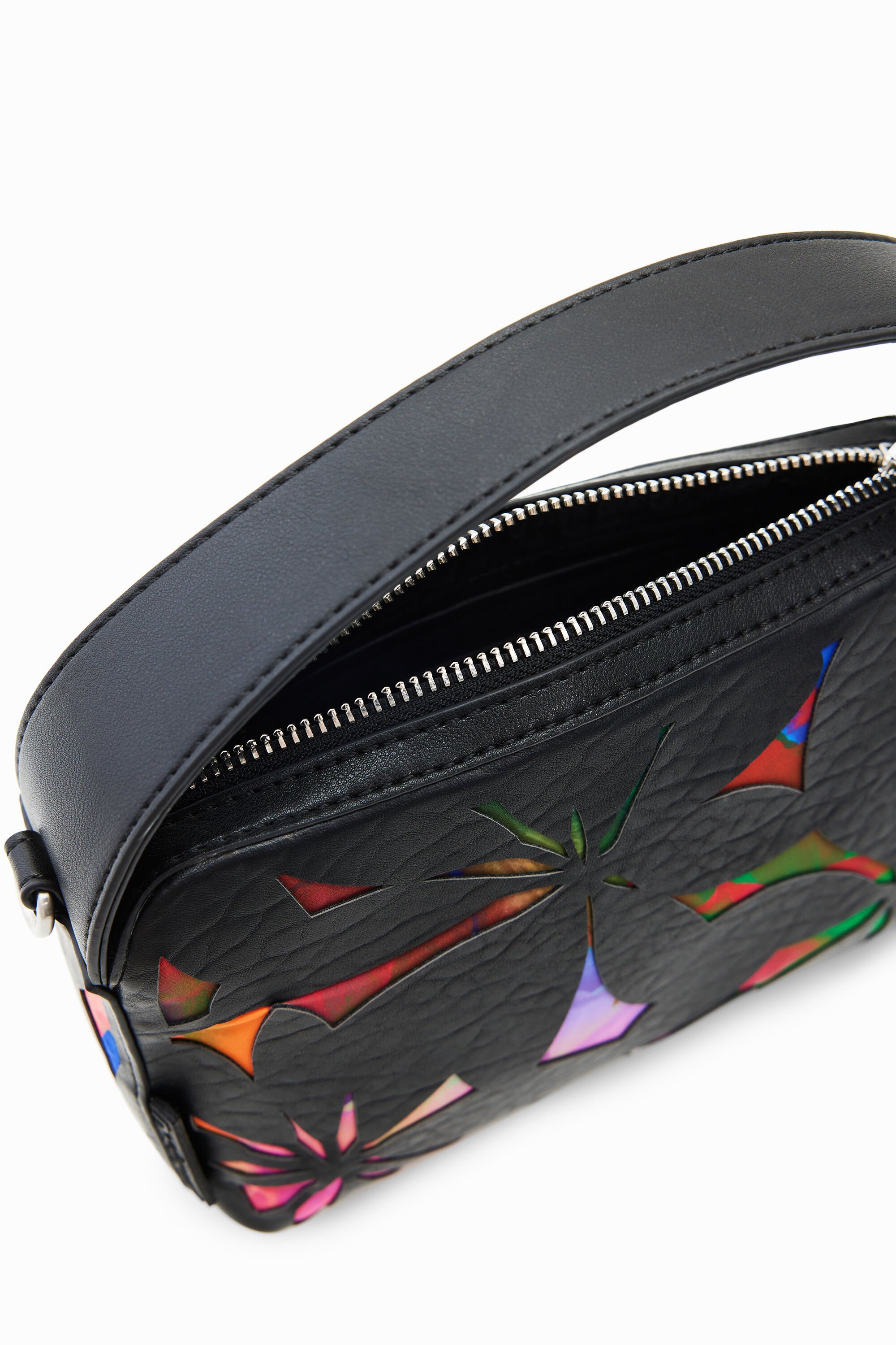 Mini sac fleurs estampées