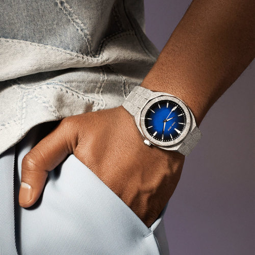 Montre Limited Frosted Star Dust 45mm Moonlight Silver