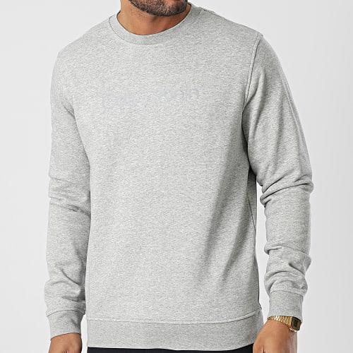 Sweat Crewneck Réfléchissant GMS2W305 Gris Chiné