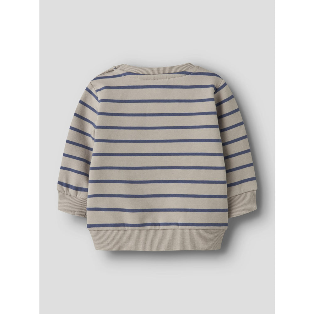 Køb Name It Chateau Gray Nbmdaddel Ls Sweat Unb