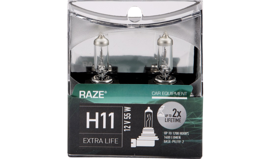 EXTRA LIFE pæresæt H11 RAZE